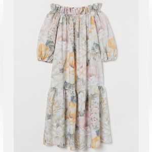 H&M off the shoulder midi dress